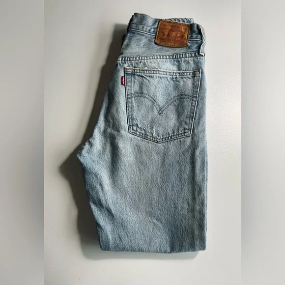 Levi’s 501 straight leg size denim Jeans size 25 - Picture 1 of 6